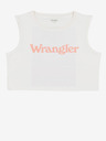 Wrangler Biele dámske tielko Wrangler