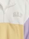 GAP Detská mikina s logom a fleece GAP