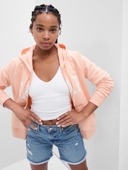 GAP Mikina s logom a fleece GAP