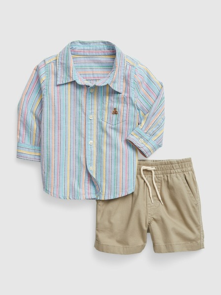 GAP Baby outfit košeľa a kraťasy GAP