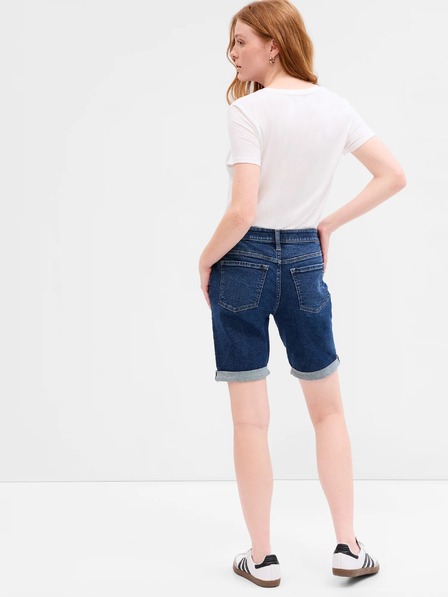 GAP Džínsové kraťasy mid rise GAP
