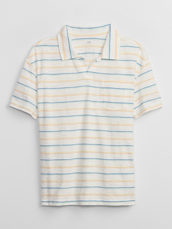 GAP Detské pruhované polo tričko GAP