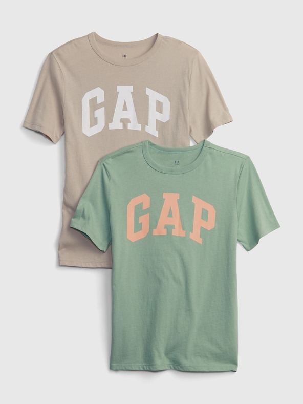 GAP Detské tričká s logom, 2 ks GAP