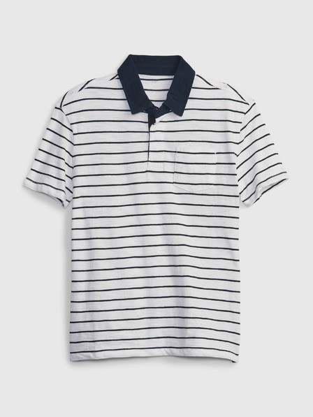 GAP Detské pruhované polo tričko GAP