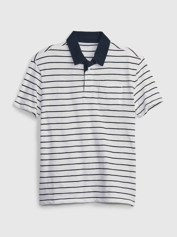 GAP Detské pruhované polo tričko GAP