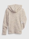 GAP Detská mikina s logom a fleece GAP