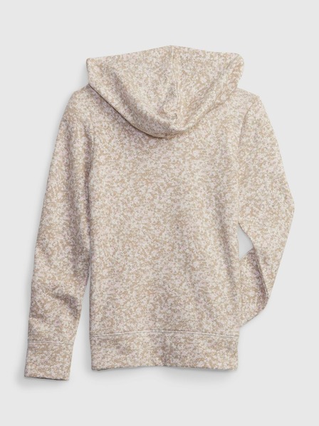 GAP Detská mikina s logom a fleece GAP