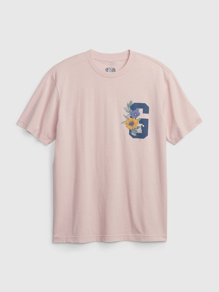 GAP Tričko s kvetinovým logom GAP