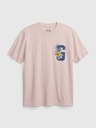 GAP Tričko s kvetinovým logom GAP