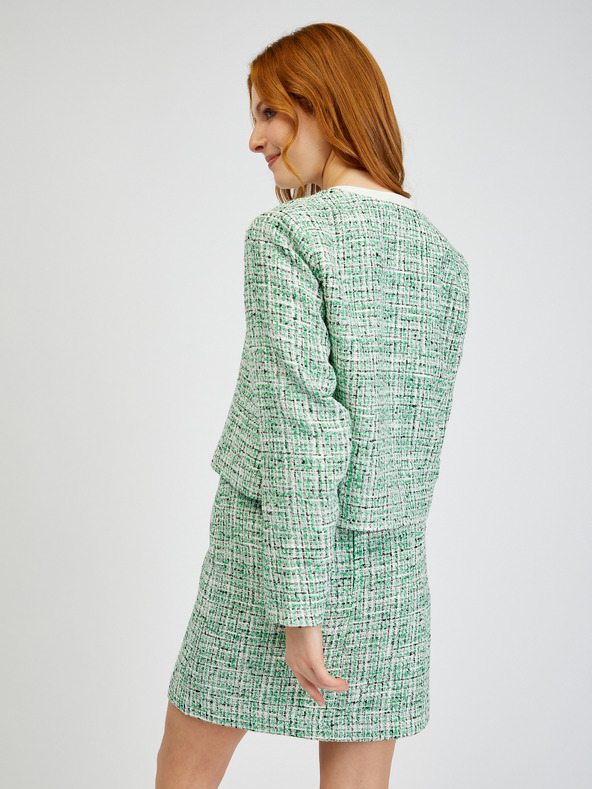 Orsay Zelené dámske vzorované sako ORSAY