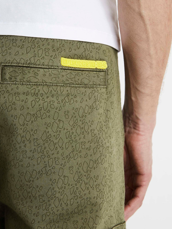 Celio Zelené pánske nohavice Celio Dragon Ball Z