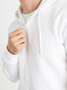 Celio Biela mikina na zips Celio Vethree