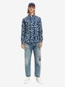Scotch & Soda Tmavomodrá pánska vzorovaná košeľa Scotch & Soda