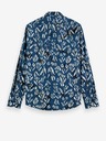 Scotch & Soda Tmavomodrá pánska vzorovaná košeľa Scotch & Soda