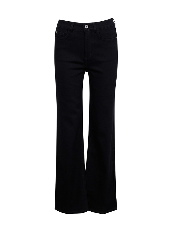 Orsay Čierne dámske džínsy wide leg ORSAY