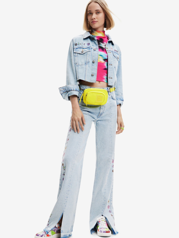 Desigual Desigual Soho svetlomodrá dámska džínsová bunda