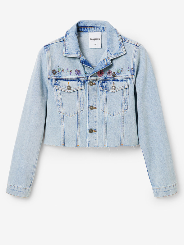 Desigual Desigual Soho svetlomodrá dámska džínsová bunda