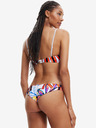 Desigual Biely dámsky vzorovaný spodný diel plaviek Desigual Playa I