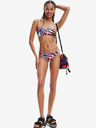 Desigual Biely dámsky vzorovaný spodný diel plaviek Desigual Playa I