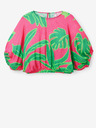 Desigual Zeleno-ružový dámsky top Desigual Garret