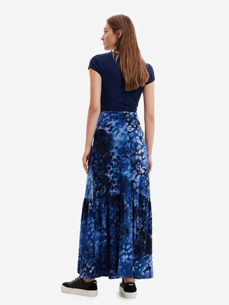 Desigual Tmavomodré dámske pruhované šaty Desigual Brighton