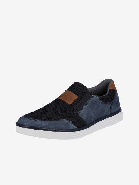 Rieker Tmavomodré pánske slip on tenisky Rieker