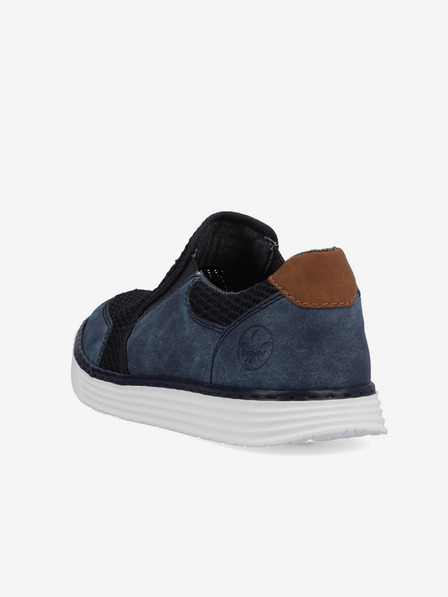 Rieker Tmavomodré pánske slip on tenisky Rieker