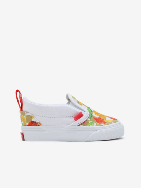 Vans Biele detské vzorované slip on tenisky VANS Haribo