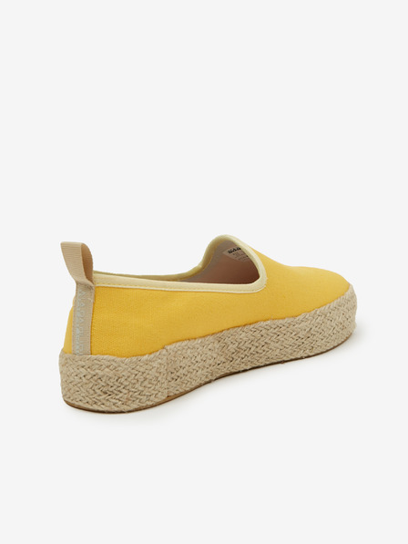 Napapijri Žlté dámske espadrilky na platforme NAPAPIJRI