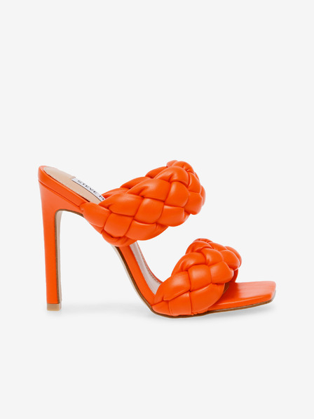 Steve Madden Oranžové dámske sandále na podpätku Steve Madden
