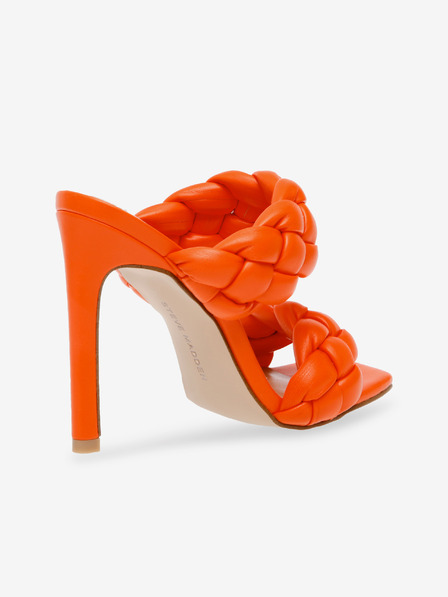 Steve Madden Oranžové dámske sandále na podpätku Steve Madden
