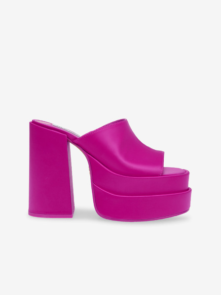 Steve Madden Tmavofialové dámske sandále na podpätku Steve Madden