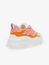 Steve Madden Bielo-oranžové dámske tenisky na platforme Steve Madden