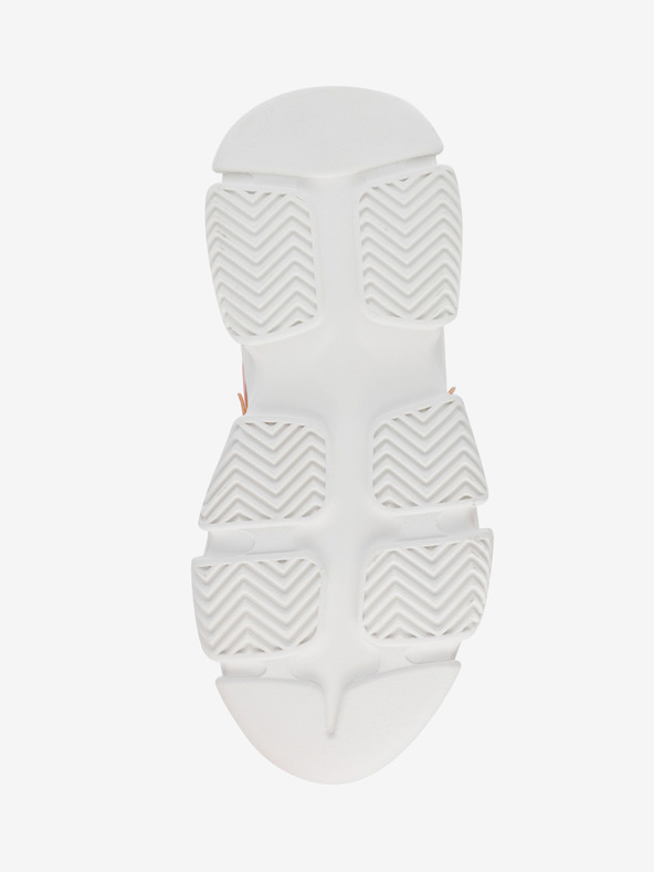 Steve Madden Bielo-oranžové dámske tenisky na platforme Steve Madden