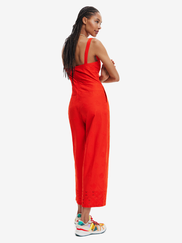 Desigual Červený dámsky overal Desigual Sandall