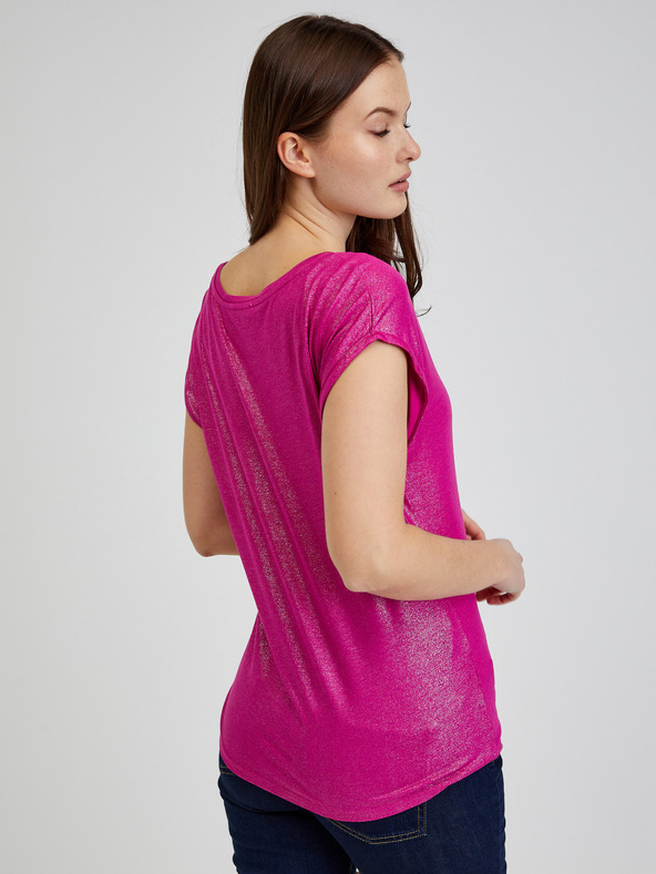 Orsay Tmavoružové dámske tričko ORSAY