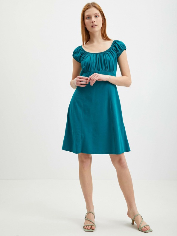 Orsay Petrolejové dámske šaty ORSAY