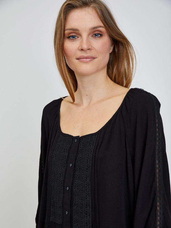 Orsay Čierna dámska blúzka ORSAY