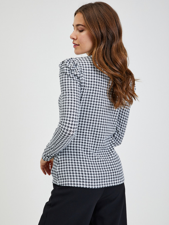 Orsay Čiernobiele dámske vzorované tričko ORSAY