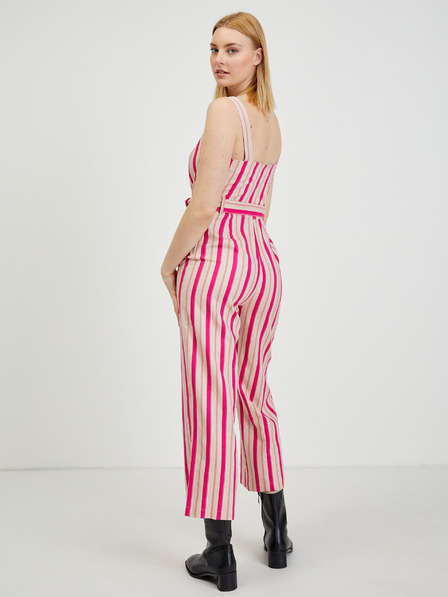 Orsay Béžovo-ružový dámsky plátený overal ORSAY Los Angeles