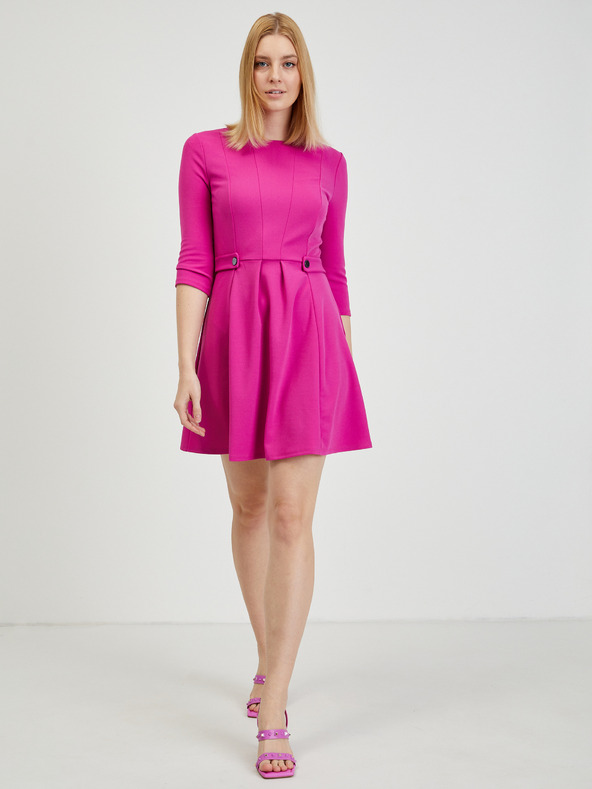 Orsay Tmavoružové dámske šaty ORSAY