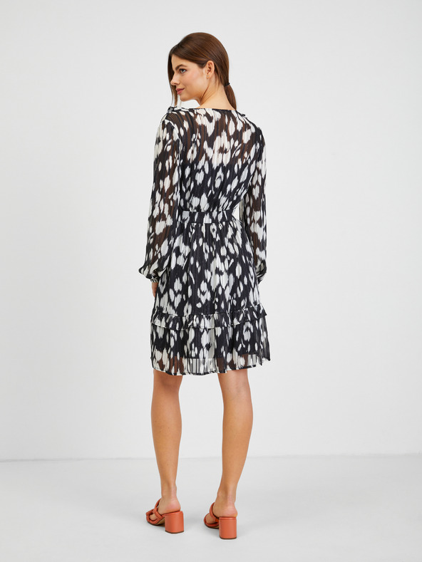 Orsay Bielo-čierne dámske vzorované šaty ORSAY