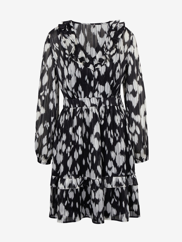 Orsay Bielo-čierne dámske vzorované šaty ORSAY
