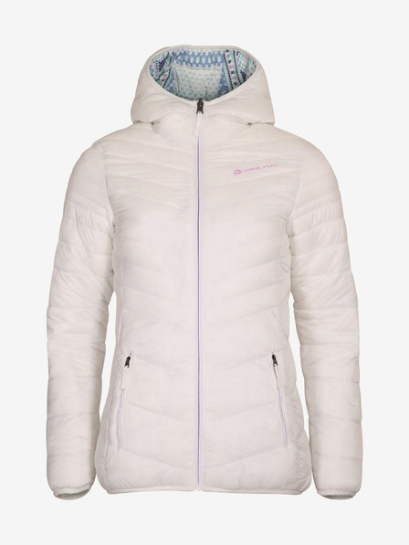 ALPINE PRO Dámska obojstranná hi-therm bunda ALPINE PRO MICHRA biela