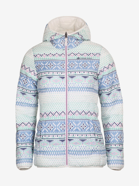 ALPINE PRO Dámska obojstranná hi-therm bunda ALPINE PRO MICHRA biela