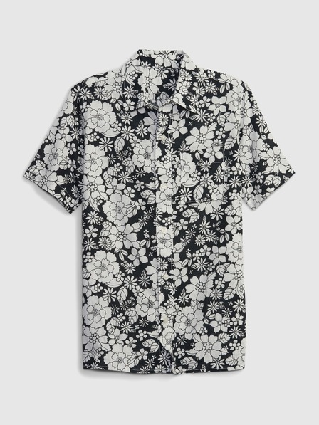 GAP Detská ľanová košeľa oxford GAP