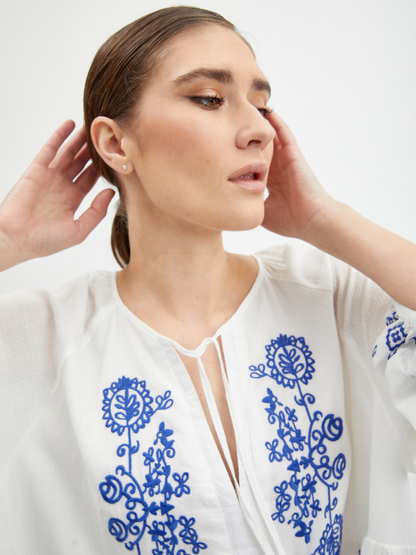 Orsay Biele dámske šaty ORSAY