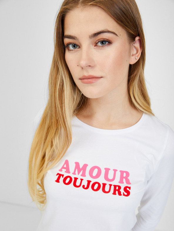 Orsay Biele dámske tričko ORSAY