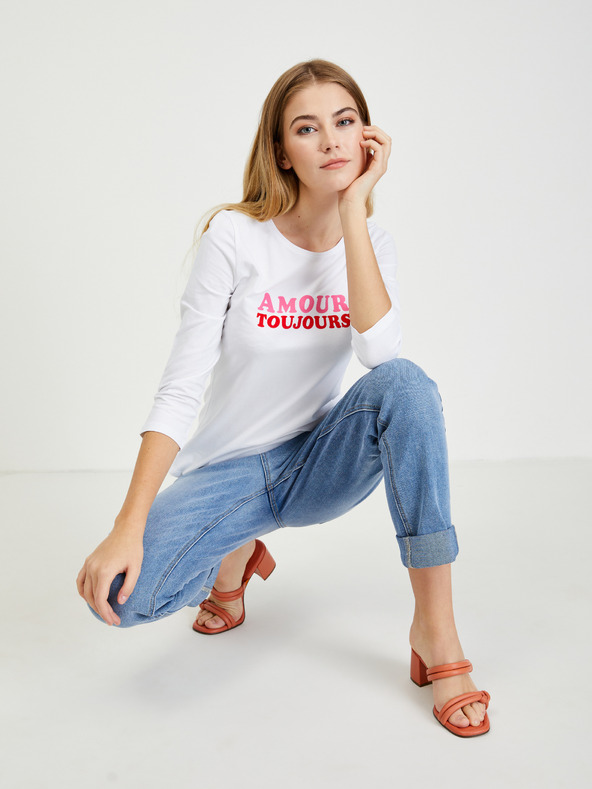 Orsay Biele dámske tričko ORSAY