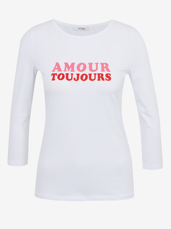 Orsay Biele dámske tričko ORSAY